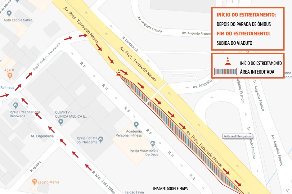 Obra mudará trânsito na avenida Tancredo Neves a partir do dia 26 - SMTT Aracaju
